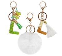Llavero con Letras De 2 Piezas, Llavero con Letras A La Moda, Cole Decorativo para Bolso, Llavero para Coche, Bonito Cole Pequeño para Bolso Escolar