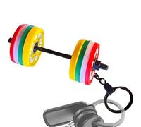 Llavero Con Mancuernas: Divertido Colgante Con Mancuernas Desmontable, Colgante Decorativo Para Bolsa, Accesorio De Fitness Resistente, Acento Necesario Para El Equipo De Gimnasio | Maravilloso Encant