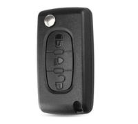 Llavero con mando a distancia de 3 botones compatible con Citroen C2 C3 C4 C5 C6 C8 Picasso Xsara Peugeot 207 307 407 408, repuesto para llave de coche