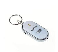Llavero con mando a distancia, linterna, localizador de sonido, control de llave perdida, ayuda de emergencia universal, carcasa resistente, modo de luz LED, señal acústica compacta (blanco, talla