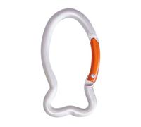 Llavero con mosquetón, clips de mosquetón ligeros y resistentes, llaveros de metal ligero, accesorios de camping, hebillas con forma de hueso de pescado, gancho de resorte para actividades al aire