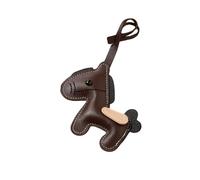 Llavero con patrón de caballo del año 2026, adorno de piel sintética, organizador de moda, colgante de bolsa, colgante de decoración para colgar en bolsa de cuero ligero