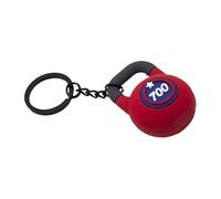 Llavero con pesa rusa - Llavero para gimnasio, llavero para aficionados a la pesa rusa | Colgante creativo de PVC para mochila con mancuernas para amantes del fitness