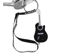 Llavero con sonido de violín | Llavero de violín en miniatura con sonido de violín LED, pequeño juguete de violín con colgante divertido de música triste para bolso, Negro, Refer to description