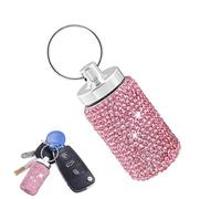 Llavero con soporte para píldoras, llavero para píldoras, estuche para píldoras de bolsillo, organizador de píldoras impermeable, portapastillas portátil, pastillero compacto, contenedor seguro para