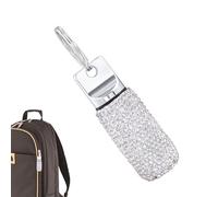 Llavero con soporte para píldoras, llavero, pastillero de viaje, resistente al agua y portátil, para cartera para hombres y mujeres, organizador de píldoras Lnhgh