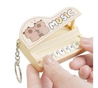 Llavero con Teclado De Piano - Mini Instrumento De 6x6x4,5 Cm, Juguete con Sonido De ABS, Dispositivo Relajante con Teclas Presionables Y Efecto Musical | Llavero para Adolescentes, Adultos,