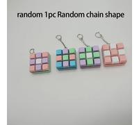 Llavero con Teclas de Teclado Mecánico, Color Macarrón, Color y Estilo Aleatorio, Ideal para Viajes y Uso en , con Función de Relajación y Descompresión, como Regalo de , Pascua y Navidad