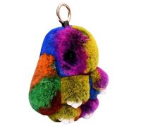 Llavero Conejo De Peluche - Amuleto Conejo - Llavero Peluches Bunńy | Mini Llave Pompón Suave De Peluche Bunńy | Amuleto Suave Y Esponjoso para Mujeres Hombres Maestra Niñas Cumpleaños Dí
