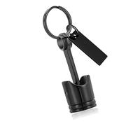 Llavero conmemorativo de cenizas de mascota con forma de motor de motocicleta, contenedor de metal, joyería de cremación para propietarios, llavero de cenizas