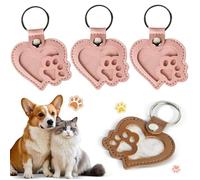 Llavero conmemorativo de mascotas para el cabello, coleccionista de pelo en forma de pata para perros y gatos, regalo de recuerdo único para los amantes de las mascotas, mantén su memoria cerca