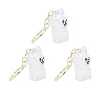 Llavero Conmemorativo de Pelo de Perro, Cápsula del Tiempo, Recuerdo de Pelo de Mascota, Ficha Táctil para Dueños de Mascotas, 3 uds.