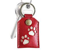 Llavero Conmemorativo para Mascotas - Portapelo Personalizado para Mascotas -La Ranura para Tarjetas En Parte Posterior Puede Contener Una Foto De 1 Pulgada De Su Mascota,para Colgar En Llaves,bolsos