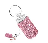 Llavero Contenedor De Pastillas, Estuche Para Pastillas Con Llavero, Organizador de pastillas de viaje, Organizador de pastillas impermeable para viajes de camping al aire libre, pastillero Puzzlegame