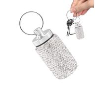 Llavero Contenedor De Pastillas, Estuche Para Pastillas Con Llavero | Pastillero de metal,Organizador de pastillas impermeable para viajes de camping al aire libre, pastillero portátil para Pekmar