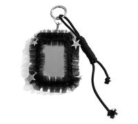 Llavero coreano para tarjetas fotográficas de música popular, insignia de identidad, tarjeta de autobús estudiantil, colgante de tarjeta fotográfica escolar, b, One Size