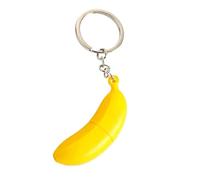 Llavero cortador de plástico con forma de plátano, llavero de hoja de plástico seguro, herramienta de utilidad no afilada para uso diario y de niños