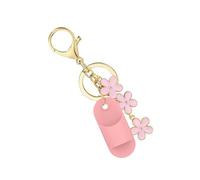 Llavero cosmético seguro con diseño innovador de brillo de labios, decoración de estilo de vida moderno, esencial, práctico, llavero con brillo de labios, PK., Talla única