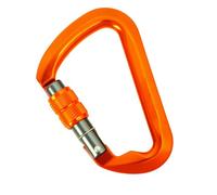Llavero de aleación de aluminio adecuado para escalada, senderismo y uso diario, diseño de bloqueo seguro, escalada