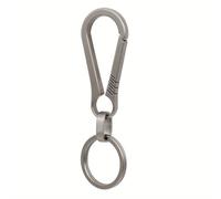 Llavero de aleación de titanio, clip de llave de rápida con 1 llavero, pequeño mosquetón, ganchos de rápida EDC, el regalo para hombres y mujeres