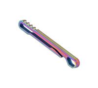 Llavero de Aleación de Titanio de Alta Dureza Clip para Cinturón Hebilla Colgante Portátil, Liviana y Compacta para Bolsillos y Bolsos con Acabado Colorido
