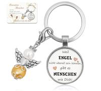 Llavero de ángel de la guarda, agradecimiento, pequeños regalos para mujeres, mejor amiga, cumpleaños, día de la madre para mamá, abuela, regalo de cumpleaños para mujeres, hermanas, colegas