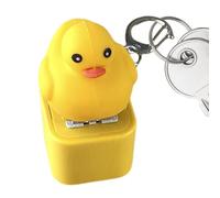 Llavero de animales de dibujos animados, lindo colgante para mochila, accesorio portátil para bolso con diseño divertido, llavero de juguete resistente, decorativo para bolso con estilo juguetó