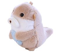 Llavero de animales genérico, diseño de gorrita pequeña, linda mascota, llavero de 5 pulgadas, adorable, adorno de mochila, perfecto para purse y llaves, regalo divertido para niños y adultos, marrón