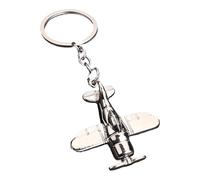 Llavero de avión - Llavero de avión antipérdida, llavero de metal colgante 3D para bolsa, mochila, regalo de aviación de vuelo, A