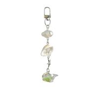 Llavero de ballena que brilla en la oscuridad, dije de textura de resina transparente para aniversario de parejas, accesorios de para mejores amigos, práctico llavero de ballena, decoración que