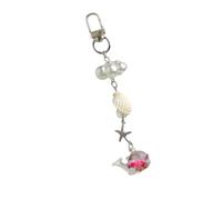 Llavero de ballena que brilla en la oscuridad, dije de textura de resina transparente para aniversario de parejas, accesorios de para mejores amigos, práctico llavero de ballena, decoración que