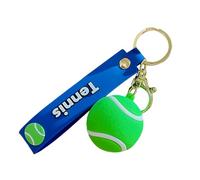 Llavero de baloncesto 3D, llavero para llaves - Llavero de béisbol innovador de fútbol | Accesorios de bolsa creativos, llave de dije, colgante de dibujos animados para adultos, Tenis, Se référer au