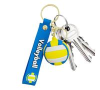 Llavero de baloncesto para niños - Llavero innovador de béisbol - Llavero de fútbol - Accesorios de bolsa ligeros con dijes de dibujos animados para llaves, mochilas y bolsos, Voleibol, Refer to