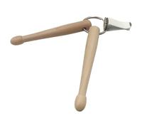 Llavero de baqueta de arce miniatura, compacto, dispositivos portátiles, baquetas de madera, accesorios para entusiastas de la música, llavero de instrumento musical