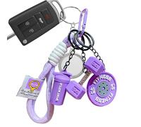 Llavero De Barra,Llavero Colgante Pequeño De Pesas - Accesorios Para Llaves De Coche Con Tema De Barra - Para Bolso Cartera Equipaje Fiesta de Navidad Oficina Viaje Cumpleaños Escuela Club Hombre