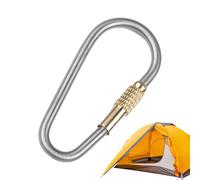 Llavero de bloqueo de tornillo - clips de bloqueo de aleación de titanio | Organizador de llavero de liberación pobre soporte portátil al aire libre interior camping accesorios de viaje equipo