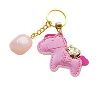 Llavero de bolsillo | 2026 Año del s Cordón de cuero sintético | Colgante de diseño animal para mochila y llavero | Para adolescentes y adolescentes, así como marido, hijo, hija, familia