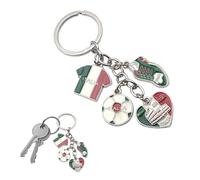 Llavero de bolsillo con anillo porta llaves del Roma Coliseo bandera nacional italiana Italia de metal, accesorio para hombre y mujer, idea regalo