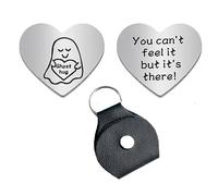 Llavero de bolsillo pequeño con texto en inglés "Hug From Mom" para familia, pareja, relación, llavero con colgante de corazón para mujeres y niñas, cubierta de poliuretano, D, Talla única