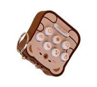 Llavero de Bolso - Juguete Fidget de Golpear Topos | Accesorio Brillante Anti-Estrés para Decoración Hogar Regalos Infantiles