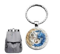 Llavero de bolso - Llavero para bolsos, joyería de diseño de tigre 2D | Colgante de bolsillo para mujeres hombres carteras mochilas | Calcetín de Navidad relleno Año Nuevo Chino