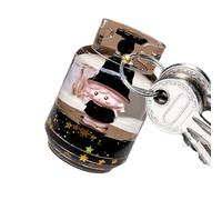 Llavero de botella de agua - Llavero con diseño de caricatura de taza de agua de dibujos animados | Colgante Drift Bot Tle, llavero para Navidad, Día de San Valentín, Acción de Gracias, Tanque de