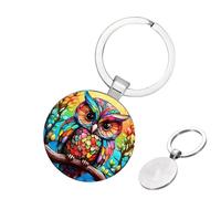 Llavero de búho, llavero de con bonito búho, moderno llavero y decoración para niños y adultos, regalo de cumpleaños