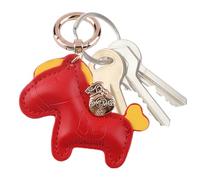 Llavero De Caballo - Colgante De Cuero PU, Mini Charm De Dibujos Animados, Llavero De Animal Único, Compacto De, Accesorio Decorativo Encantador | Aspecto Moderno Con Estuche Para Teléfono