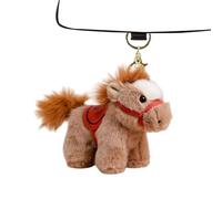 Llavero De Caballo - Colgante De Felpa Suave De Dibujos Animados, Llavero del Año del Caballo 2026 | Lindo Llaveros como Regalo para Familiares, Amigos, Colegas, Fanáticos, Cumpleaños.