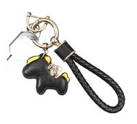 Llavero de caballo de Año Nuevo chino, dije de bolso de cuero, colgante de mochila de Año Nuevo, para adolescentes, adultos, entusiastas de la cultura, viajeros de oficina, coches, camiones, sedanes