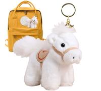 Llavero de caballo | Suministros de recuerdo festivo bordado en la nube - Llavero creativo de caballo 2026, para familiares, colegas, estudiantes, mujeres, cumpleaños, festivales, hogar, viajes, Año