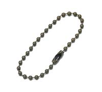 Llavero de cadena bolas, 500 Uds., cadenas cuentas redondas 12cm longitud for llavero con etiqueta perro, hallazgo joyería(Ancient Bronze)