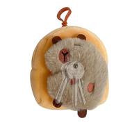 Llavero de Carpincho de Felpa,de Monedero de Carpincho, Monedero pequeño con Colgante Divertido y Bonito para Monedero, Bolsa de Peluche de carpincho para cumpleaños, día del niño, Navidad