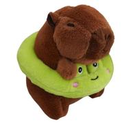 Llavero de carpincho relleno - Colgante de animal de peluche, mini colgante de mochila | Juguete accesorio de peluche de roedor de natación humorístico, decoración de llavero de personaje de roedor ac